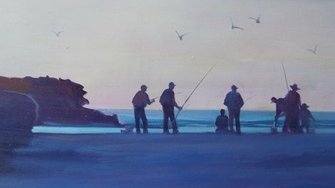 Bruce Malloch - Sunset Fishing - Kalbarri WA