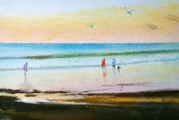 Bruce Malloch - Beach Walkers - Cable Beach WA