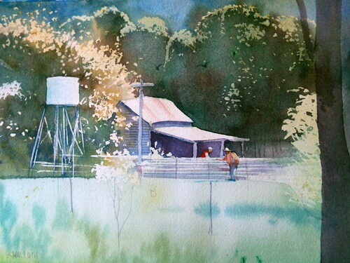 Bruce Malloch - Springtime in the valley, near Manjimup WA